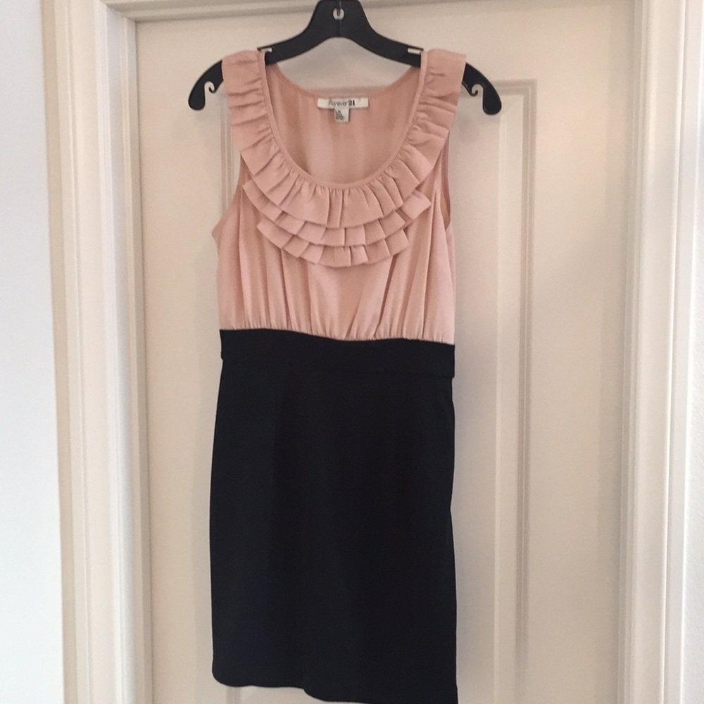 Black and Ice Pink Dress